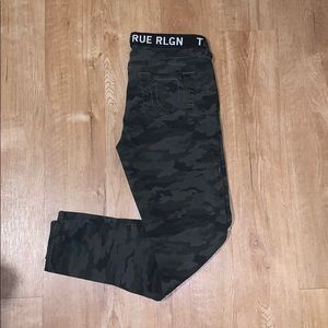 True Religion Camouflage SKINNY Jeans